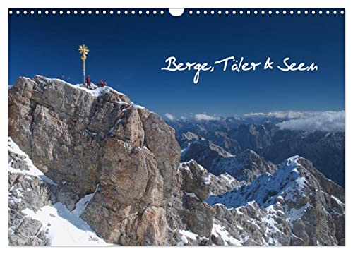 Berge, Täler & Seen (Wandkalender 2024 DIN A3 quer), CALVENDO Monatskalender