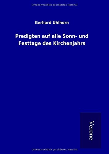 Predigten auf alle Sonn- und Festtage des Kirchenjahrs von TP Verone Publishing