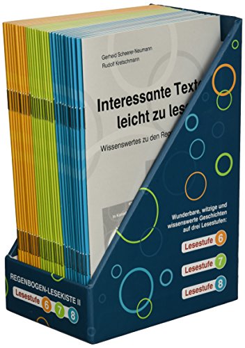 Regenbogen-Lesekiste II. Fördermaterial nach dem Erstlesen in den Lesestufen 6 bis 8: 30 Hefte à 24 S. u. Kommentar, im Schuber ab Klasse 2 Regenbogen-Lesekiste II. Fördermaterial nach dem Erstlesen in den Lesestufen 6 bis 8: 30 Hefte à 24 S. u. Kommentar, im Schuber ab Klasse 2