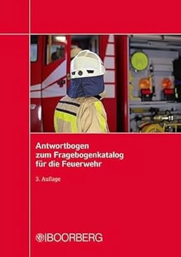 Antwortbogen zum Fragebogenkatalog für die Feuerwehr von Richard Boorberg Verlag