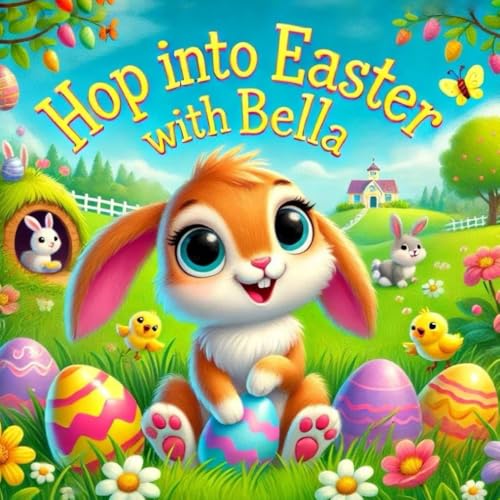 Hop into Easter with Bella: Colouring Book for Children von Independently published