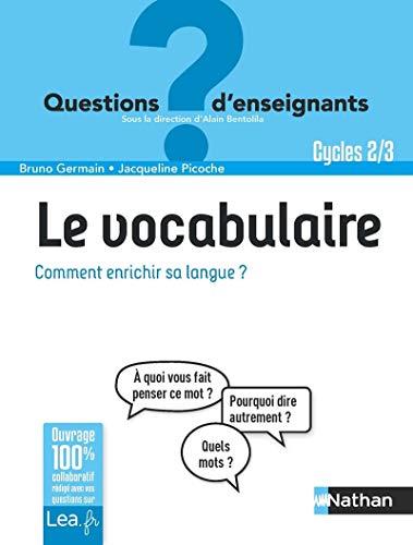 Le vocabulaire, comment enrichir sa langue ? - Cycles 2 & 3
