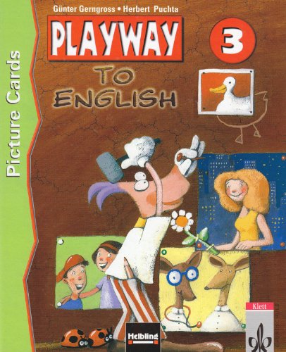 Playway to English. Lehrwerk für den Englischunterricht für Kinder ab 6 Jahren an Grundschulen, in Kinderkursen an Volkshochschulen und Familienbildungsstätten / Level 3: Picture Cards von Klett