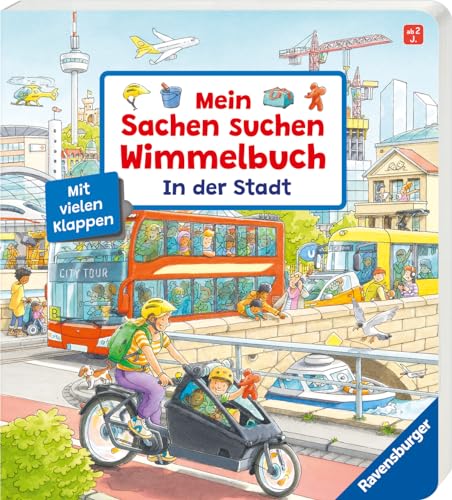 Mein Sachen suchen Wimmelbuch: In der Stadt