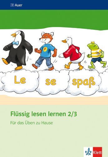 Flüssig lesen lernen 2/3. Für das Üben zu Hause: Arbeitsheft Klasse 2/3 von Klett Ernst /Schulbuch