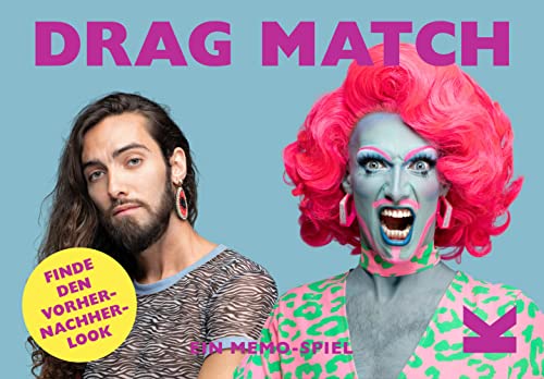 Drag Match Finde den Vorher-Nachher-Look. Ein Memo-Spiel von Laurence King Verlag