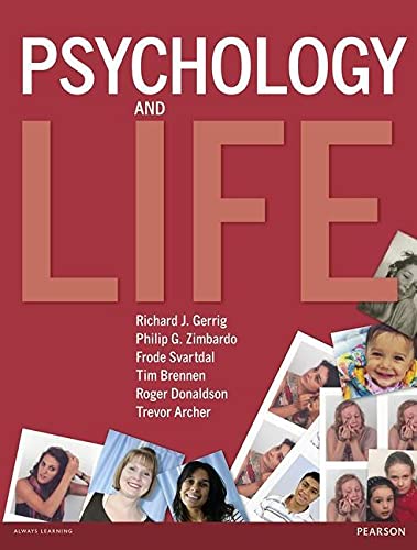 Psychology and Life von Pearson