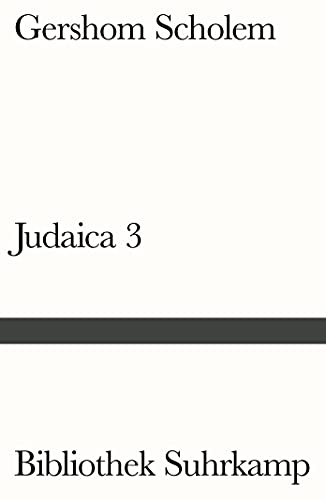 Judaica III: Studien zur jüdischen Mystik (Bibliothek Suhrkamp)