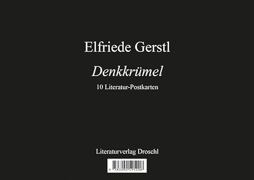 Denkkrümel: 10 Literatur-Postkarten