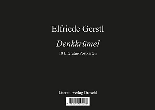 Denkkrümel: 10 Literatur-Postkarten von Literaturverlag Droschl