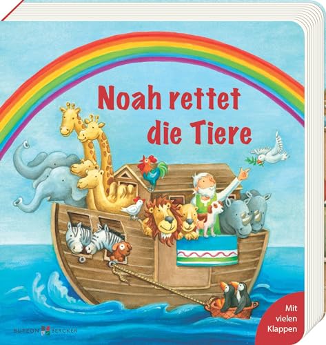 Noah rettet die Tiere (Pappbilderbücher mit Türchen) von Butzon & Bercker