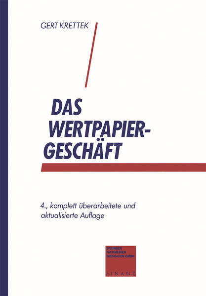 Das Wertpapiergeschäft von Gabler Verlag