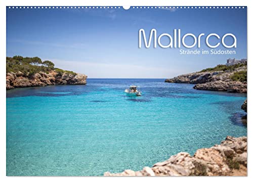 Mallorca - Strände im Südosten (Wandkalender 2024 DIN A2 quer), CALVENDO Monatskalender