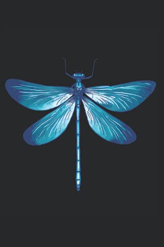 Notizbuch: Libellen Notizbuch | 6x9 Zoll DIN A5 | 120 Seiten Punktraster | Insekten Notizheft | Libellenmuster Tagebuch | Insekt Notebook von Independently published