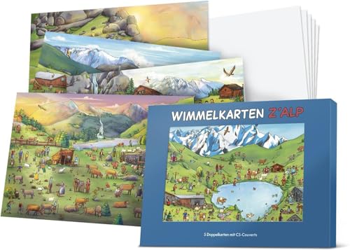 Wimmelkarten z'Alp von Weber Verlag AG