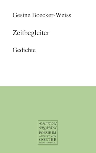 Zeitbegleiter: Gedichte