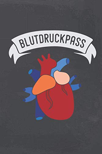 Blutdruckpass: Kompaktes Blutdruck Logbuch für über 2000 Aufzeichnungen