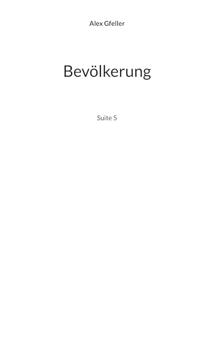 Bevölkerung: Suite 5 (Die Suite 5) von BoD – Books on Demand