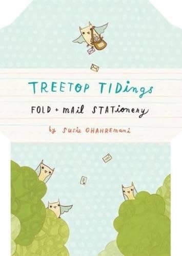Treetop Tidings Fold and Mail Stationery: Dwell Studio