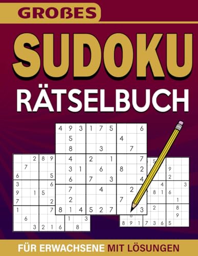 Großes Sudoku-Rätselbuch für Erwachsene