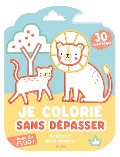 Coloriages fluo - Animaux de la savane von AUZOU