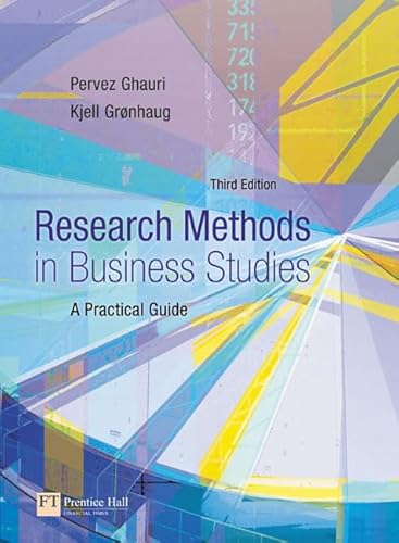 Research Methods In Business Studies: A Practical Guide Research Methods In Business Studies: A Practical Guide