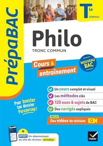 Prépabac Philo Tle générale - Bac 2024: nouveau programme de Terminale von HATIER