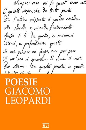Poesie. G. Leopardi Poesie. G. Leopardi von CreateSpace Independent Publishing Platform