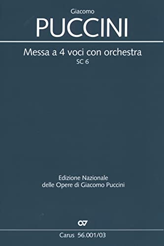 Messa a 4 voci con orchestra (Klavierauszug): Messa di Gloria SC 6