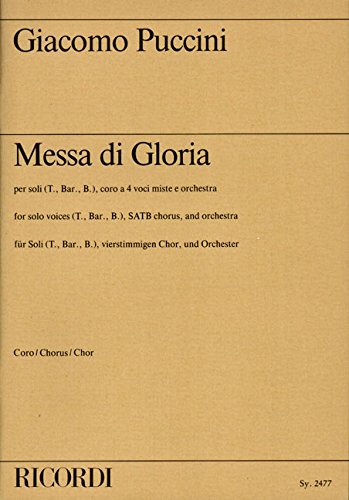 Messa di Gloria (lat.) von Ricordi Berlin