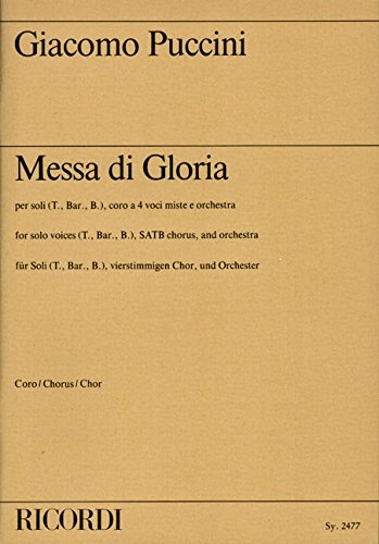 Messa di Gloria (lat.) (CHANT) von Ricordi
