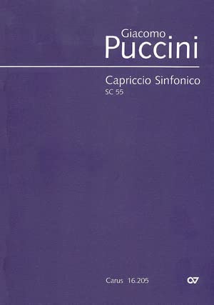 Puccini: Capriccio Sinfonico (SC 55). Partitur
