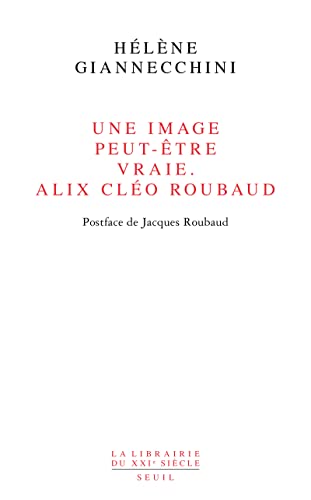Une image peut-être vraie Alix Cléo Roubaud: Postface de Jacques Roubaud