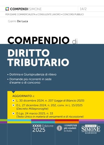 Compendio di Diritto Tributario von Edizioni Simone