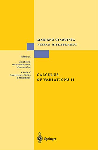 Calculus of Variations II (Grundlehren der mathematischen Wissenschaften, 311, Band 311) von Springer