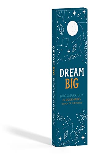 Dream Big Bookmark Box: 24 Bookmarks / 2 Each of 12 Designs