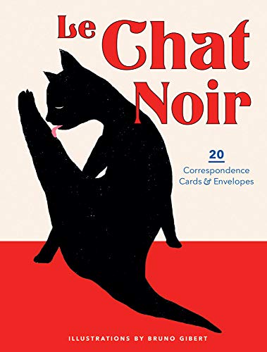 Le Chat Noir: 20 Correspondence Cards & Envelopes (Cat Cards, Cat Stationary, Gifts for Cat Lovers) von Chronicle Books