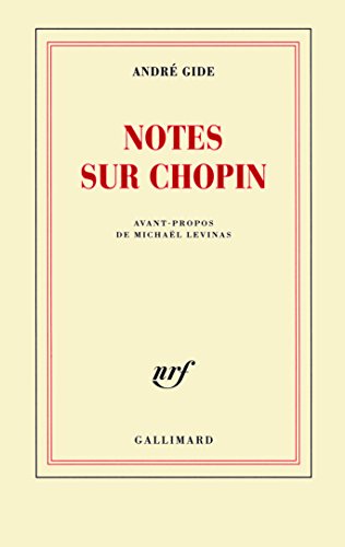 Notes sur Chopin von GALLIMARD