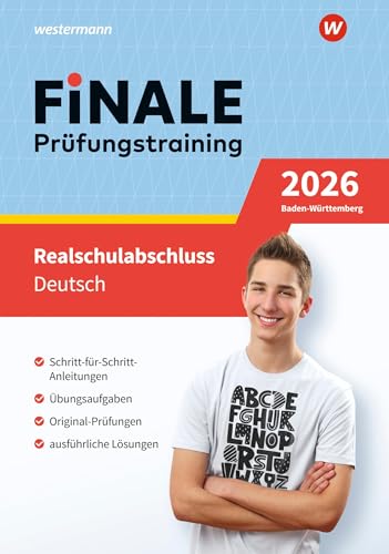 FiNALE Prüfungstraining Realschulabschluss Baden-Württemberg: Deutsch 2026 Arbeitsbuch mit Lösungsheft von Westermann Lernwelten GmbH