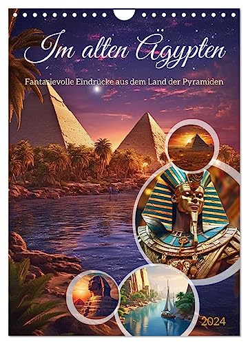 Im alten Ägypten (Wandkalender 2024 DIN A4 hoch), CALVENDO Monatskalender: Im alten Ägypten ist eine faszinierende Reise in eine vergangene ... Wunder und Rätsel. (CALVENDO Orte) von CALVENDO
