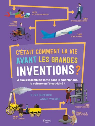 C'était comment la vie avant les grandes inventions ?: A quoi ressemblait la vie sans le smartphone, la voiture ou l'électricité ? C'était comment la vie avant les grandes inventions ?: A quoi ressemblait la vie sans le smartphone, la voiture ou l'électricité ? von KIMANE