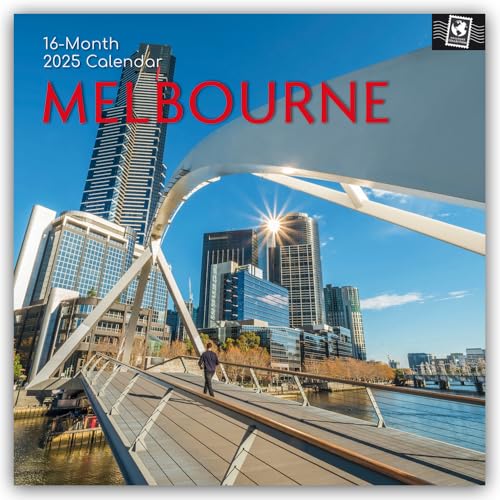 Melbourne 2025 – 16-Monatskalender: Original The Gifted Stationery Co. Ltd [Mehrsprachig] [Kalender] (Wall-Kalender) von BrownTrout