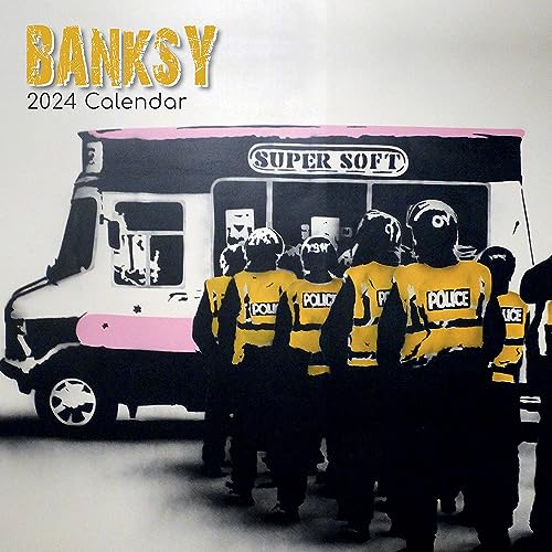 Banksy 2024 – 16-Monatskalender: Original Gifted Stationery-Kalender [Mehrsprachig] [Kalender] (Wall-Kalender) von Brown Trout-Auslieferer Flechsig