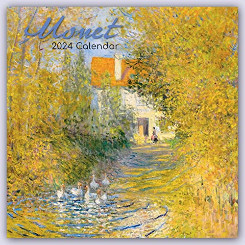 Claude Monet 2024 – 16-Monatskalender: Original Gifted Stationery-Kalender [Mehrsprachig] [Kalender] (Wall-Kalender) von Brown Trout-Auslieferer Flechsig