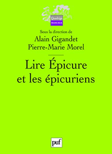 Lire Épicure et les épicuriens von PUF