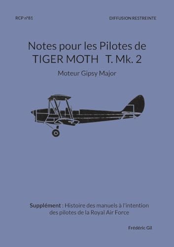Notes pour les Pilotes de TIGER MOTH T. Mk. 2: Moteur Gipsy Major (Les manuels de pilotage de la Royal Air Force - 1) von BoD – Books on Demand – Frankreich