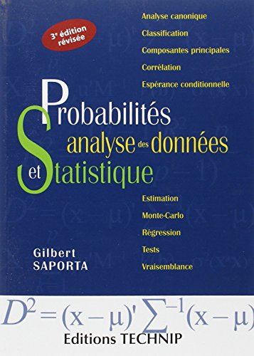 Probabilités, analyse des données et statistique von TECHNIP