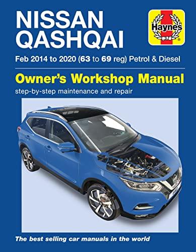 Nissan Qashqai Petrol & Diesel (Feb '14-'20) 63 to 69 (Haynes Service & Repair Manuals)