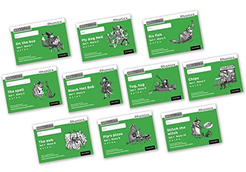 Munton, G: Read Write Inc. Phonics: Black and White Green Se Paperback – 7 July 2016 (10er pack) (NC READ WRITE INC - PHONICS) von Oxford University Press