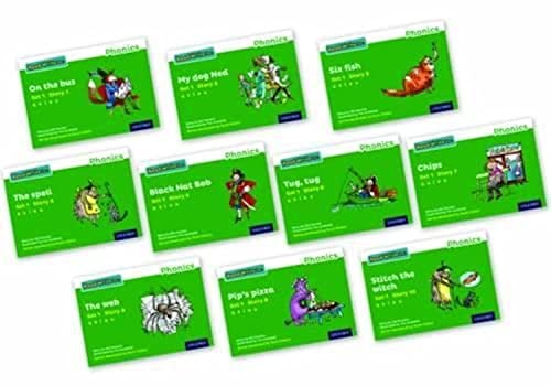 Read Write Inc - Phonics Set 1 Green Story Books - Colour Pack of 10 (NC READ WRITE INC - PHONICS) von Oxford University Press